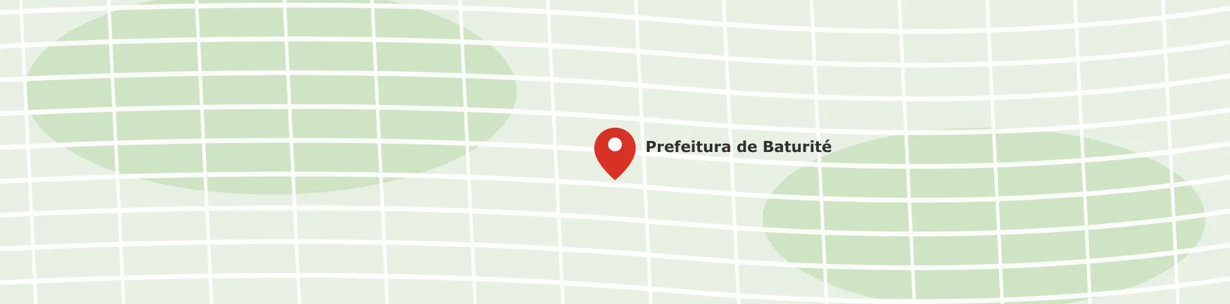 Mapa estático mostrando a localização da prefeitura
